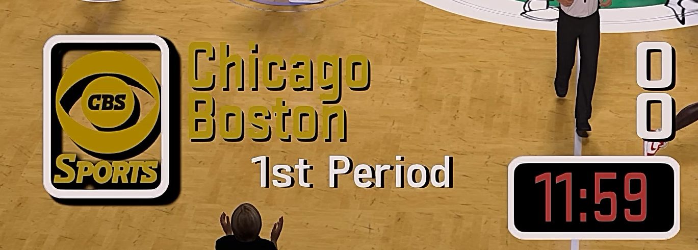 Cbs on sale nba scoreboard